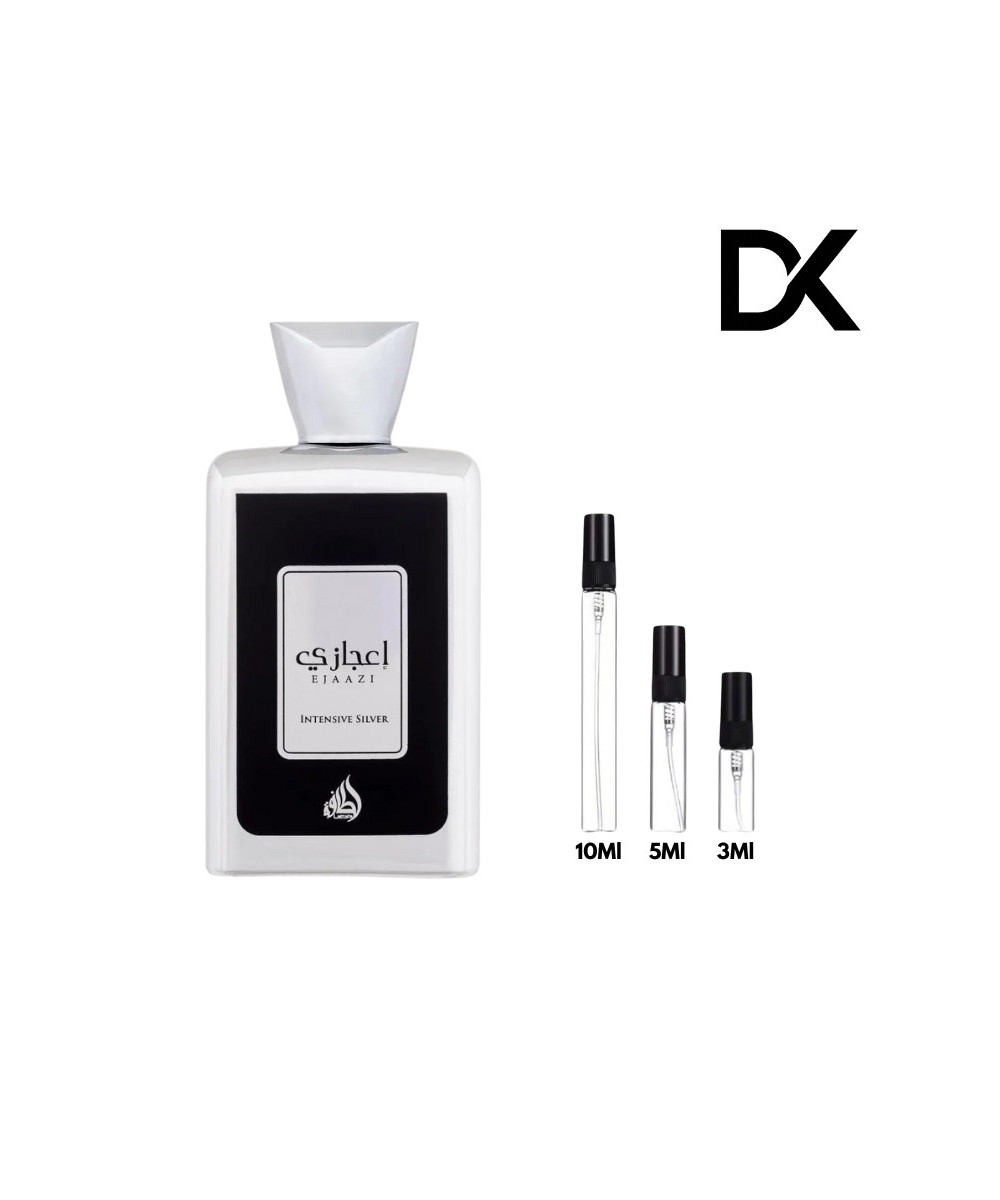 Lattafa Ejaazi Intensive Silver EDP Decants